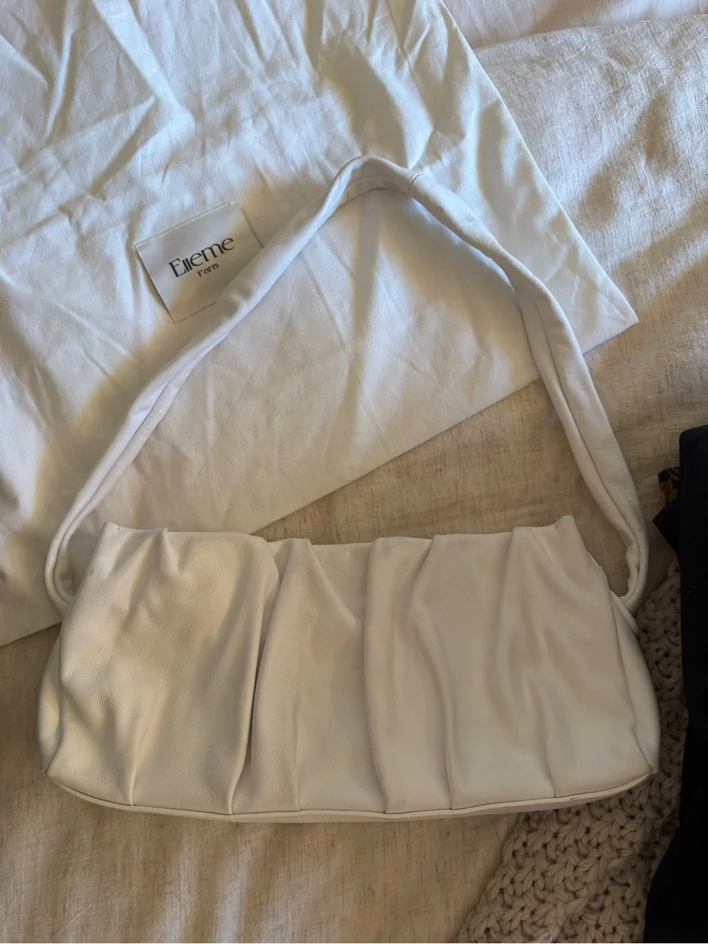 Elleme “Vague” leather shoulder bag